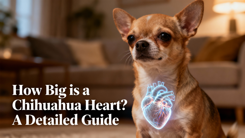 how big is the chihuaha heart